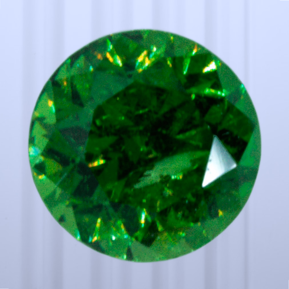 0.38 ct Demantoid, Russia, Unheated/Untreated, Round Cut, photo 1 of 4