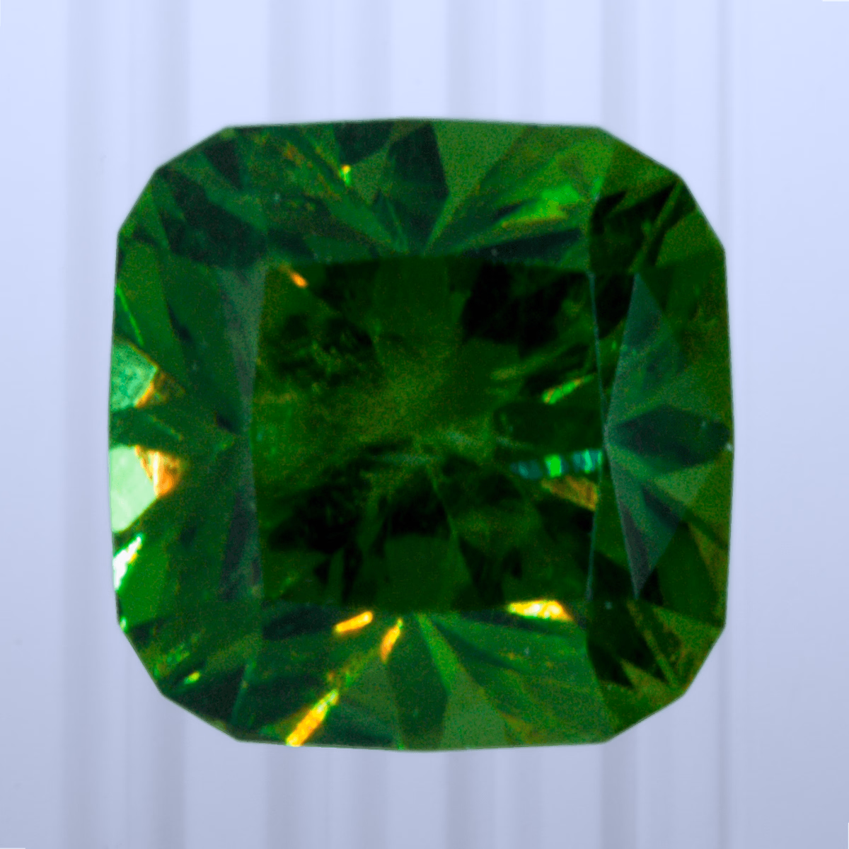 0.78 ct Demantoid, Russia, Unheated/Untreated, Square Cut, photo 1 of 4