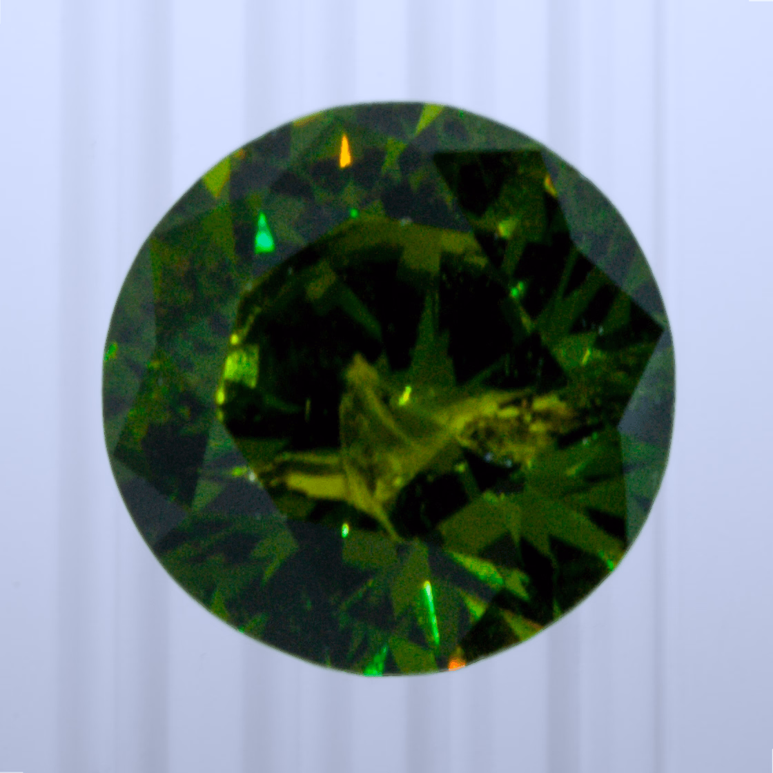 0.37 ct Demantoid, Russia, Unheated/Untreated, Round Cut, photo 1 of 4