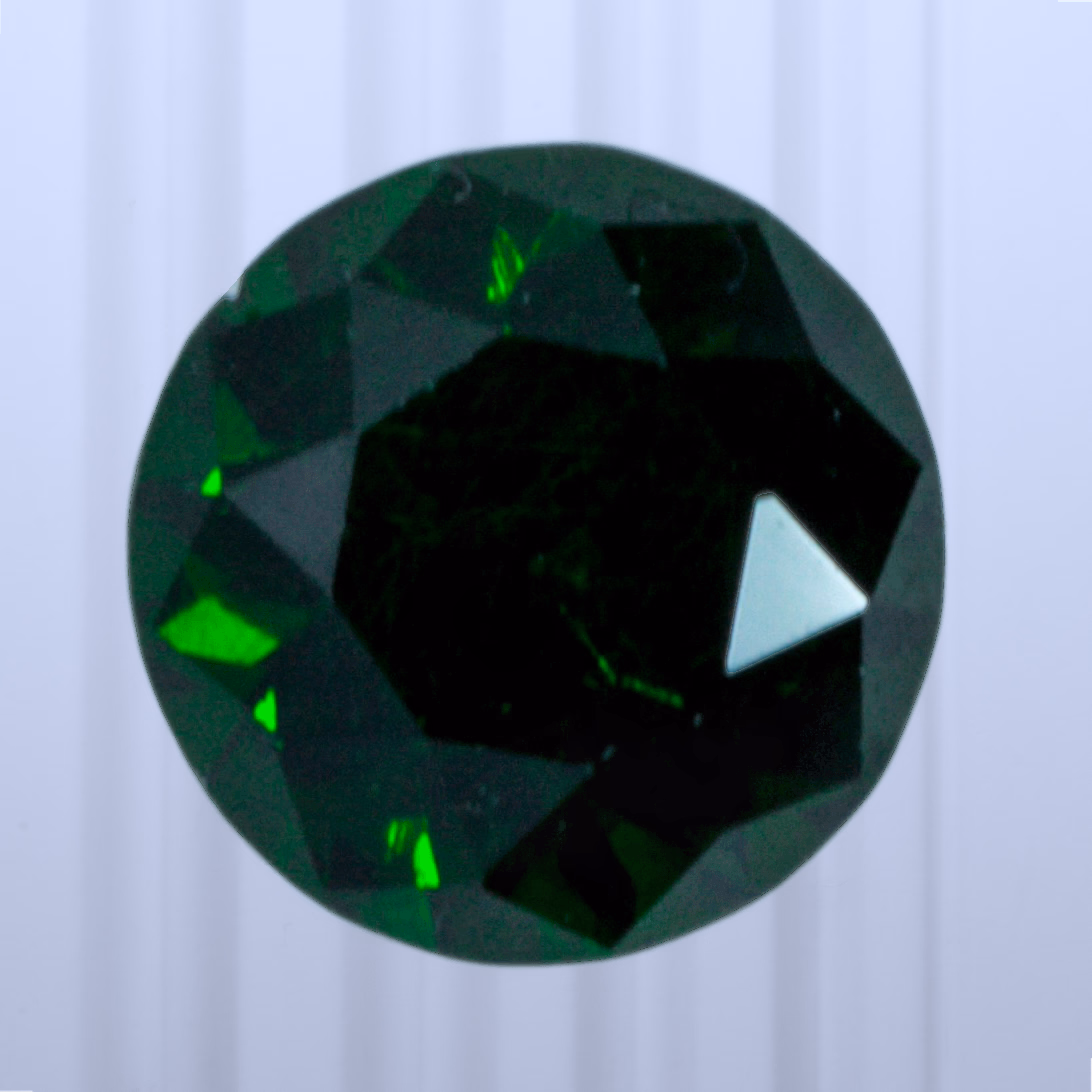 0.37 ct Demantoid, Russia, Unheated/Untreated, Round Cut, photo 1 of 5