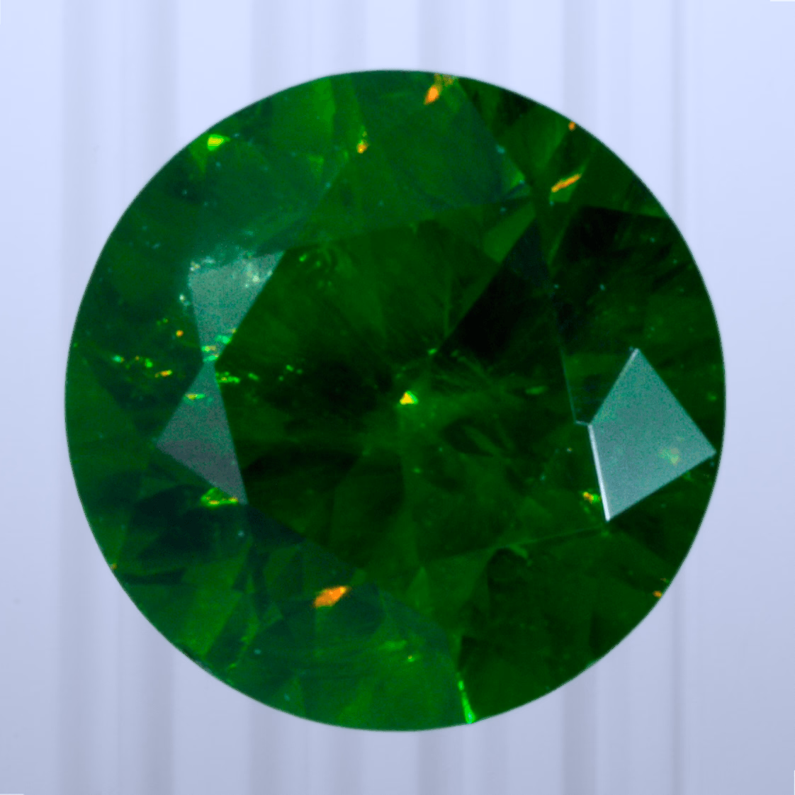 0.51 ct Demantoid, Russia, Unheated/Untreated, Round Cut, photo 1 of 4