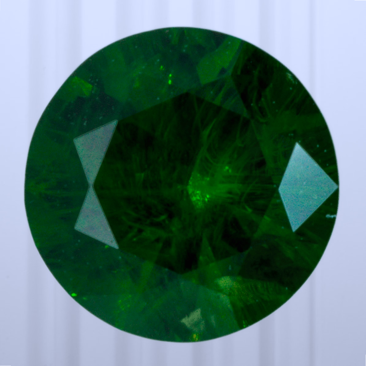 0.59 ct Demantoid, Russia, Unheated/Untreated, Round Cut, photo 1 of 4