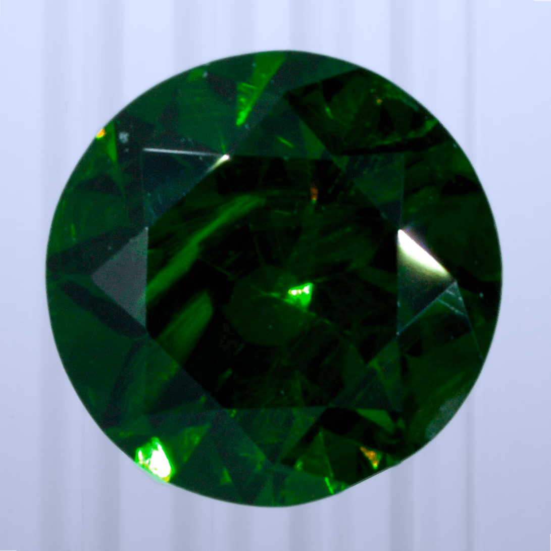 0.46 ct Demantoid, Russia, Unheated/Untreated, Round Cut, photo 1 of 4