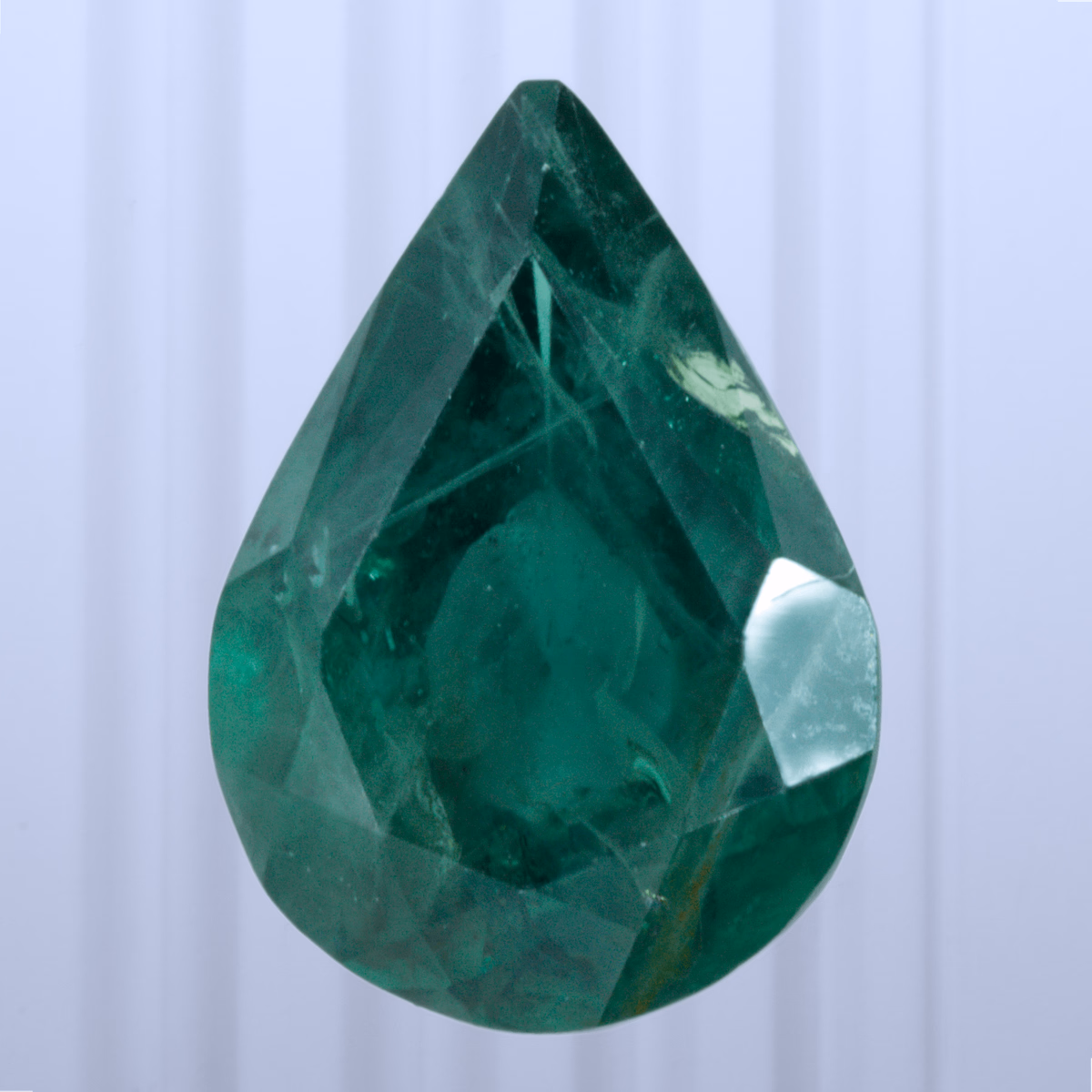 2.86 ct Russian Sapphire, Unheated/Untreated, Pear Cut, photo 1 of 5