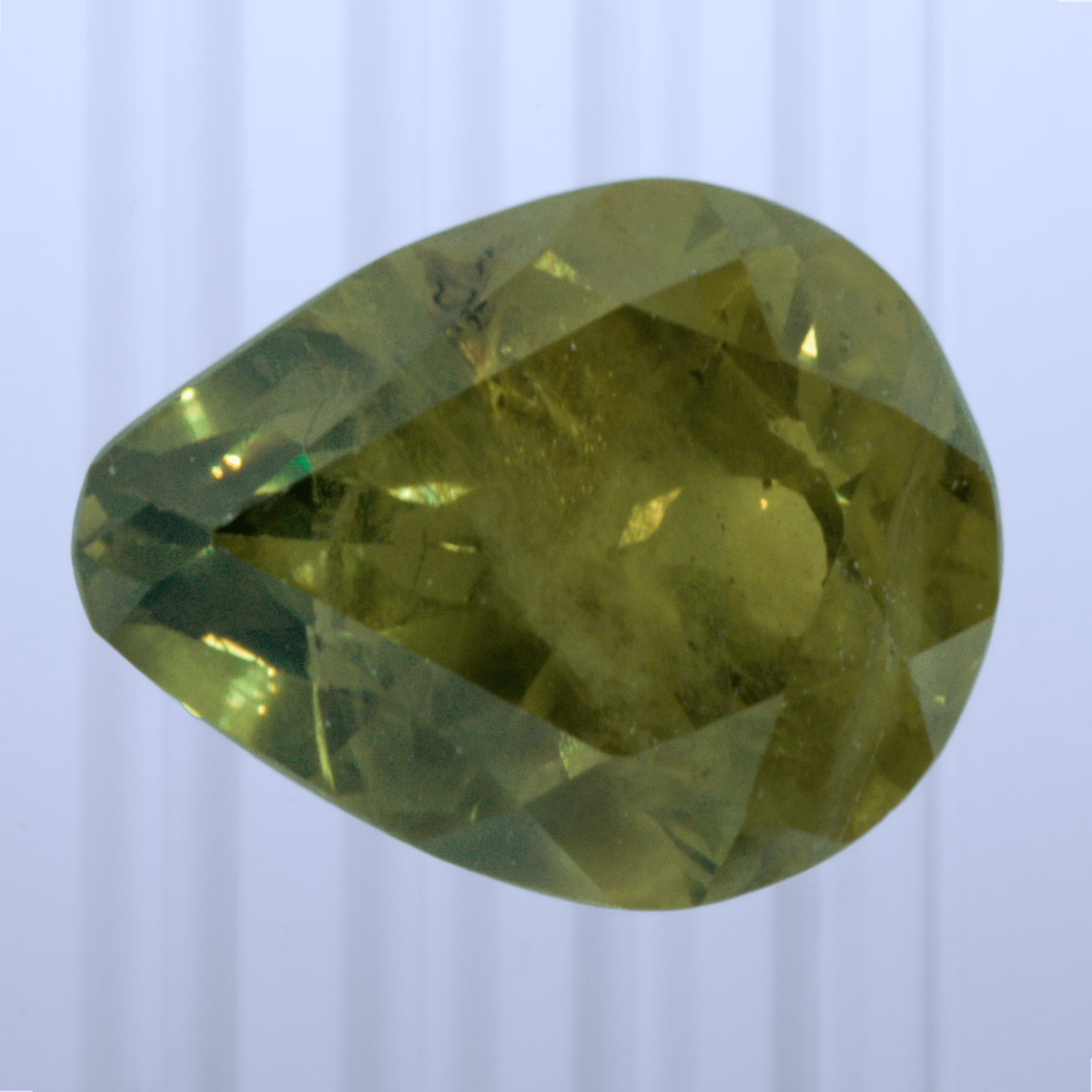 1.67 ct Russian Sapphire, Unheated/Untreated, Pear Cut, photo 1 of 5