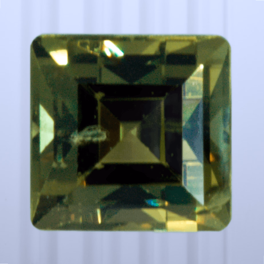 0.38 ct Russian Sapphire, Unheated/Untreated, Square Cut, photo 1 of 4