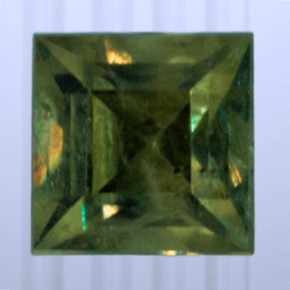 0.32 ct Russian Sapphire, Unheated/Untreated, Square Cut, photo 1 of 4
