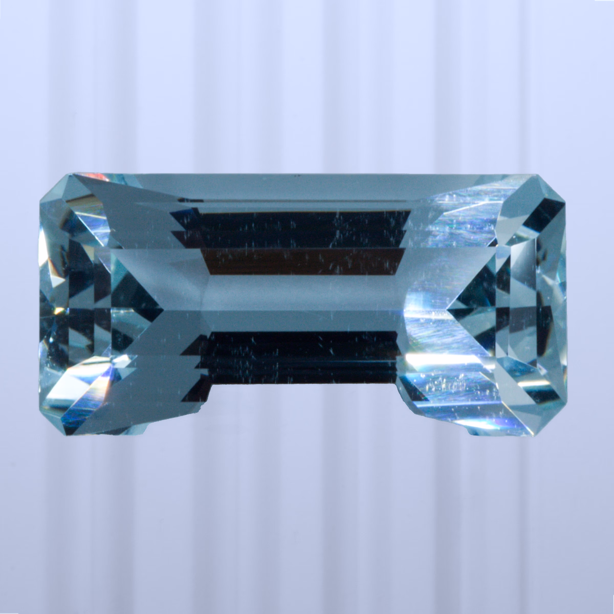 7.73 ct Aquamarine, Ukraine, Unheated/Untreated, Emerald Cut, photo 1 of 5