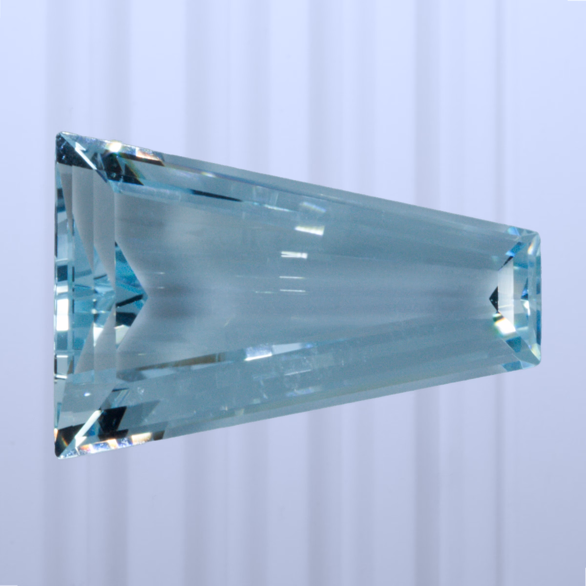6.38 ct Aquamarine, Ukraine, Unheated/Untreated, Trapezoid Cut, photo 1 of 5