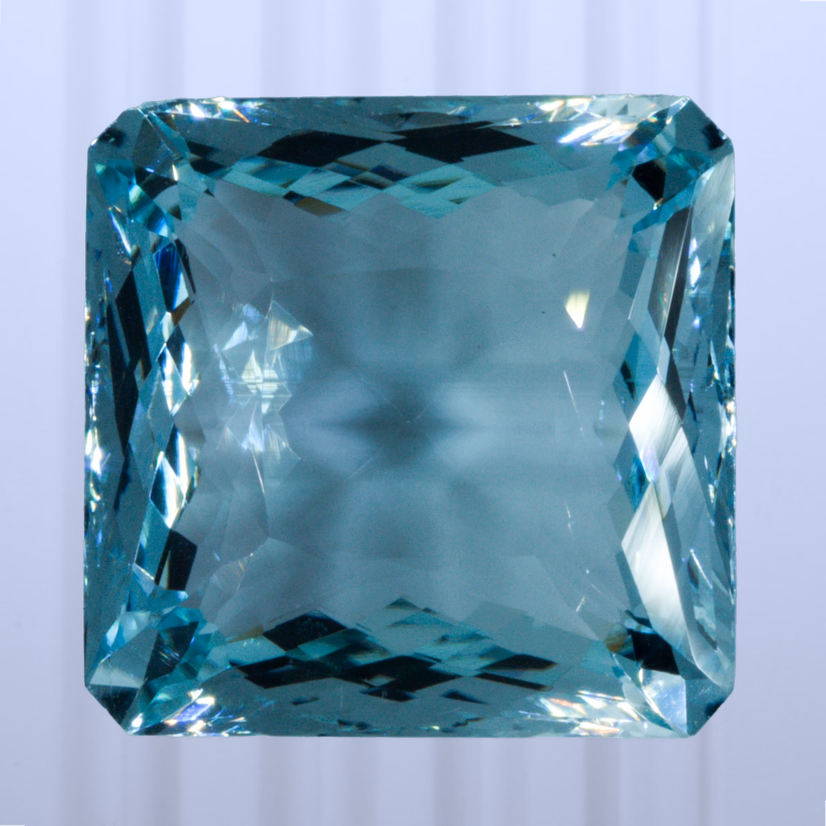 34.43 ct Aquamarine, Ukraine, Unheated/Untreated, Square Cut, photo 1 of 5