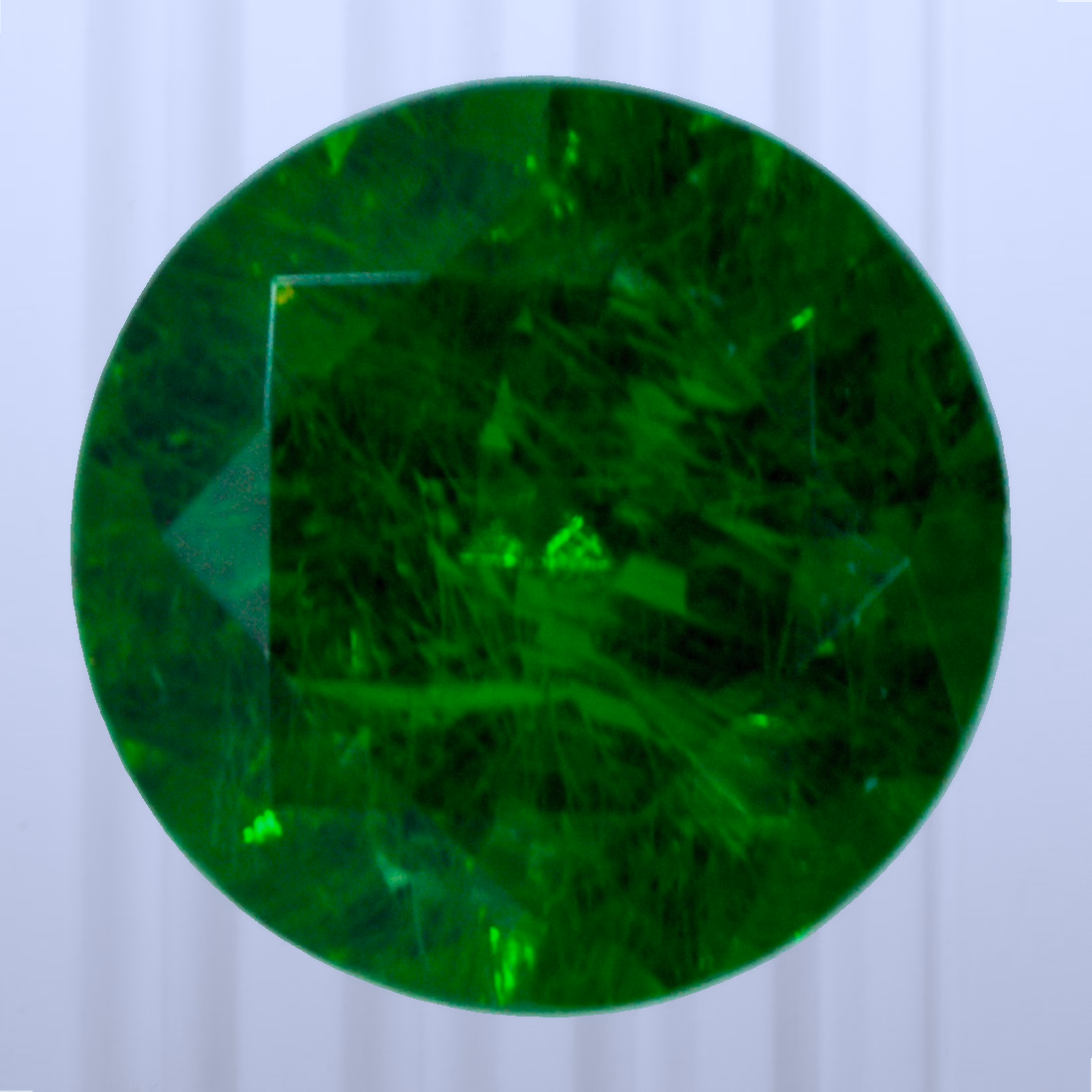 0.50 ct Demantoid, Russia, Unheated/Untreated, Round Cut, photo 1 of 4