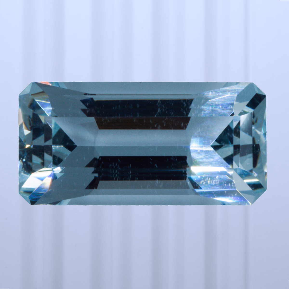 7.73 ct Aquamarine, Ukraine, Unheated/Untreated, Emerald Cut, photo 1 of 5