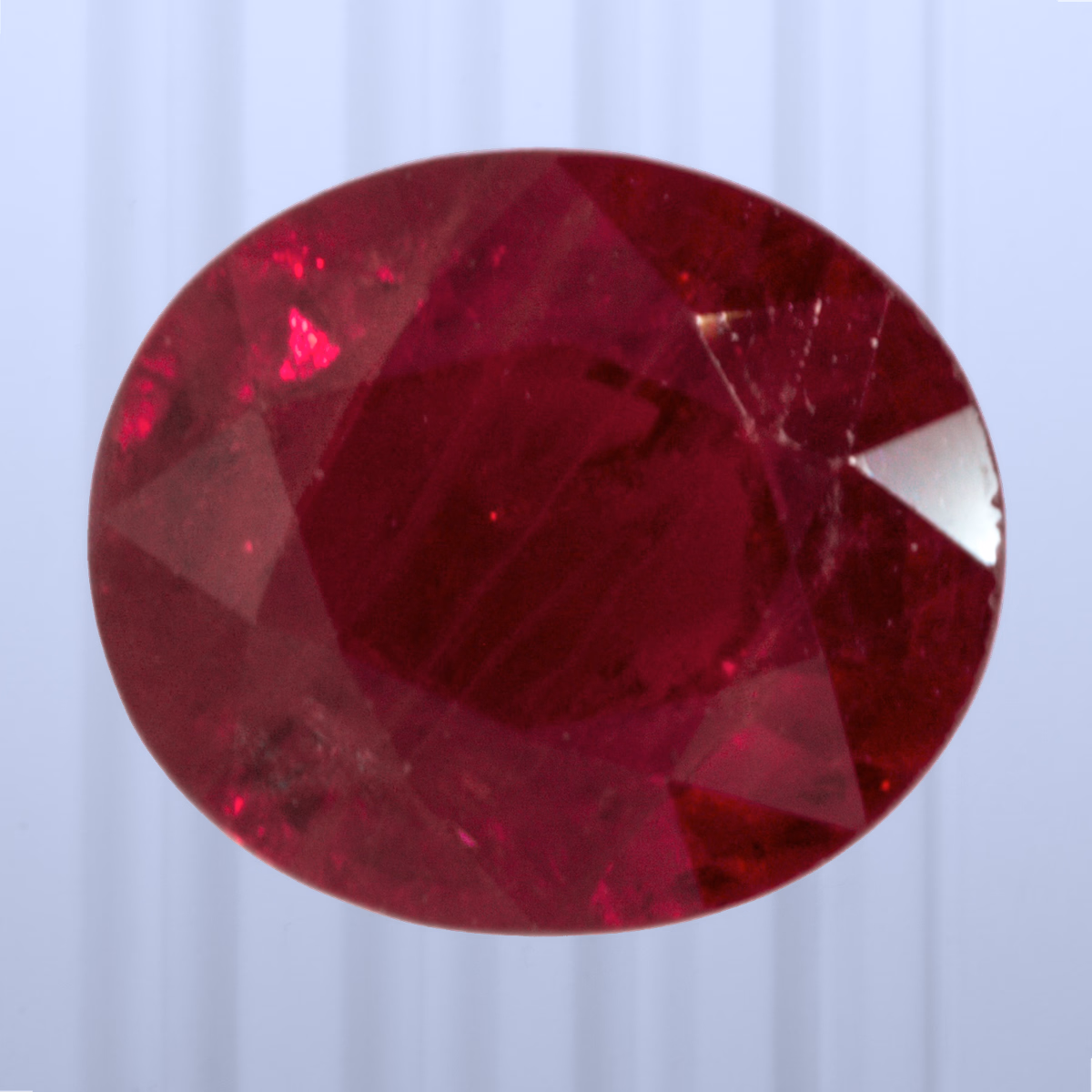 1.19 ct Pigeon's Blood Ruby, Myanmar (Burma), Heated, Oval Cut, photo 1 of 4