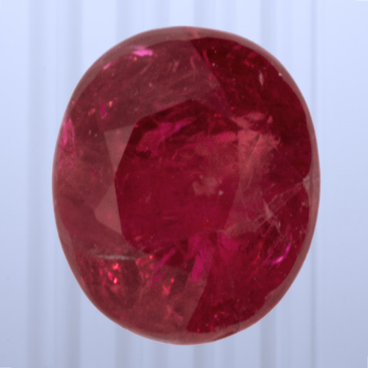 1.02 ct Ruby, Mozambique, Unheated/Untreated, Oval Cut, photo 1 of 4