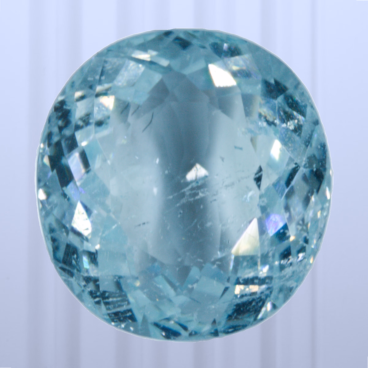 3.58 ct Paraiba Tourmaline, Mozambique, Unheated/Untreated, Oval Cut, photo 1 of 5
