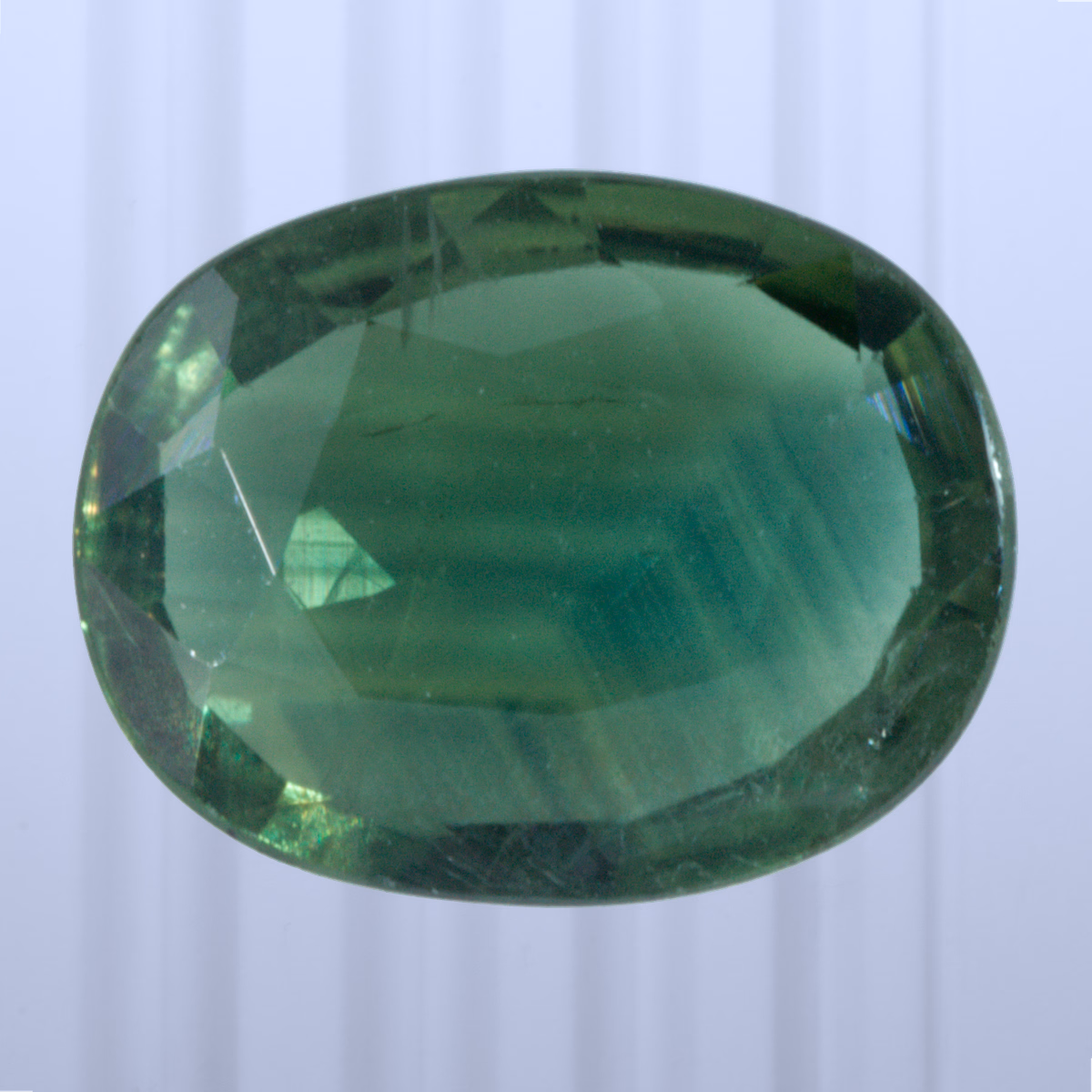 1.84 ct Teal Sapphire, Thailand, Heated, Oval Cut, photo 1 of 4