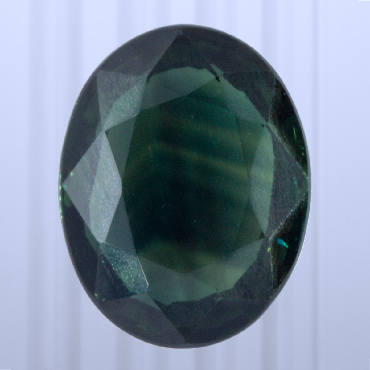 1.98 ct Teal Sapphire, Thailand, Unheated/Untreated, Oval Cut, photo 1 of 4