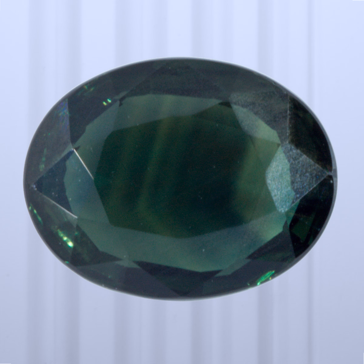 1.98 ct Teal Sapphire, Thailand, Unheated/Untreated, Oval Cut, photo 1 of 4
