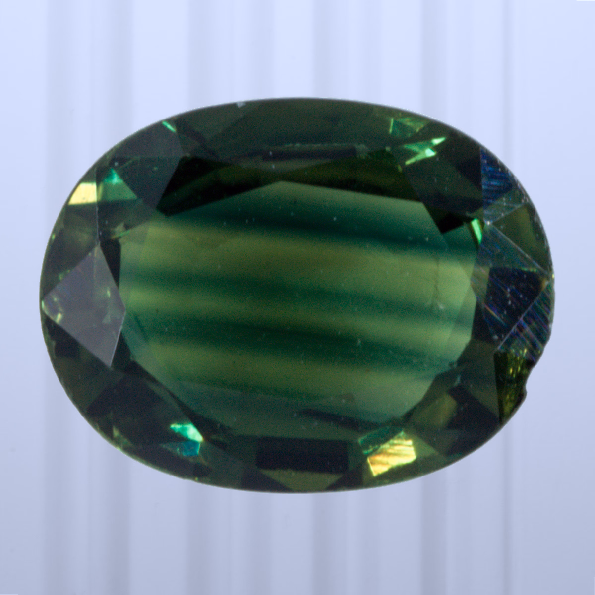 1.42 ct Teal Sapphire, Thailand, Heated, Oval Cut, photo 1 of 4