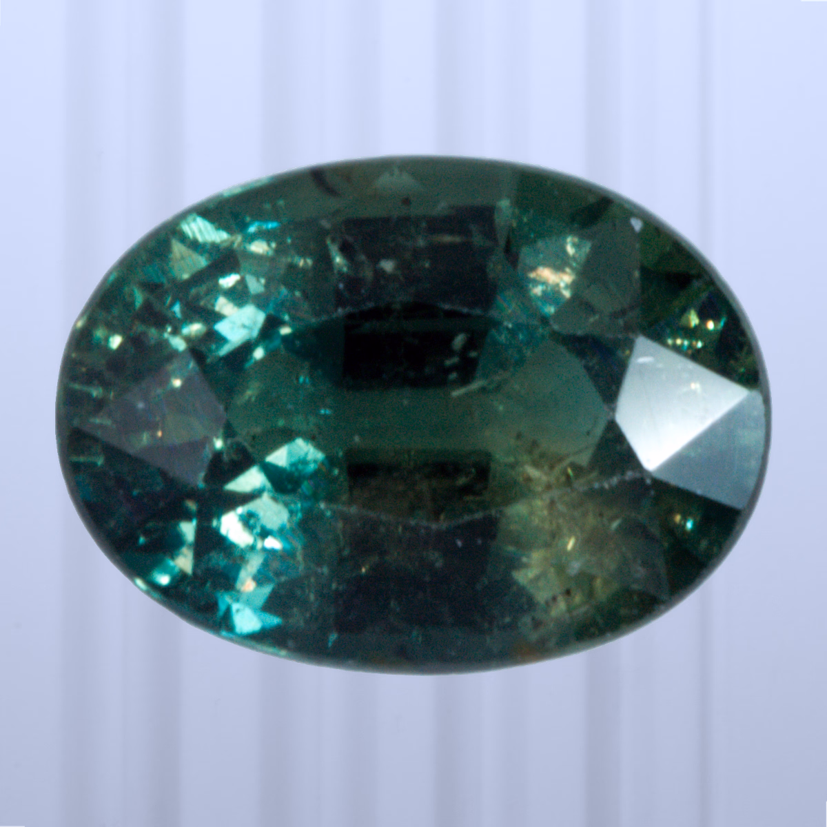 1.27 ct Teal Sapphire, Sri Lanka (Ceylon), Unheated/Untreated, Oval Cut, photo 1 of 4