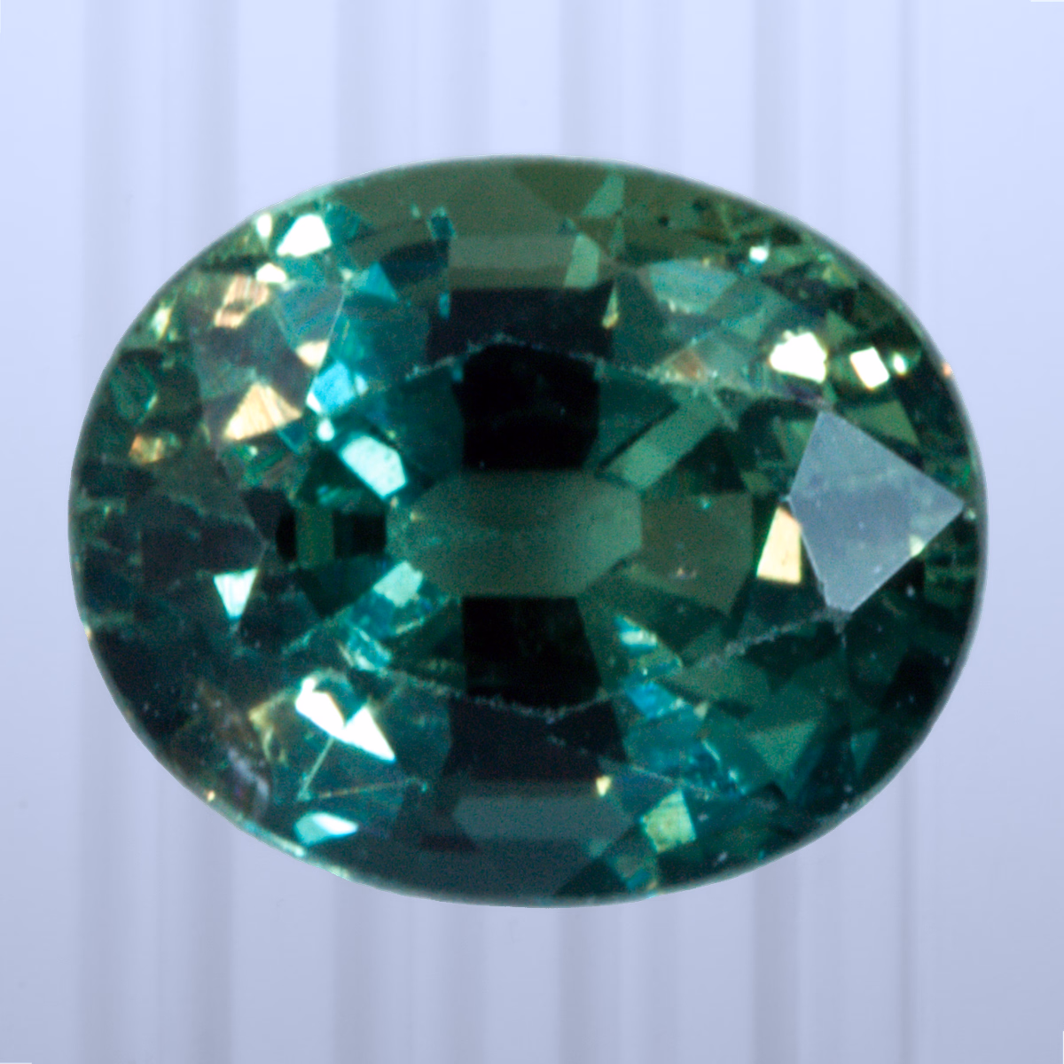 1.04 ct Teal Sapphire, Sri Lanka (Ceylon), Unheated/Untreated, Oval Cut, photo 1 of 4