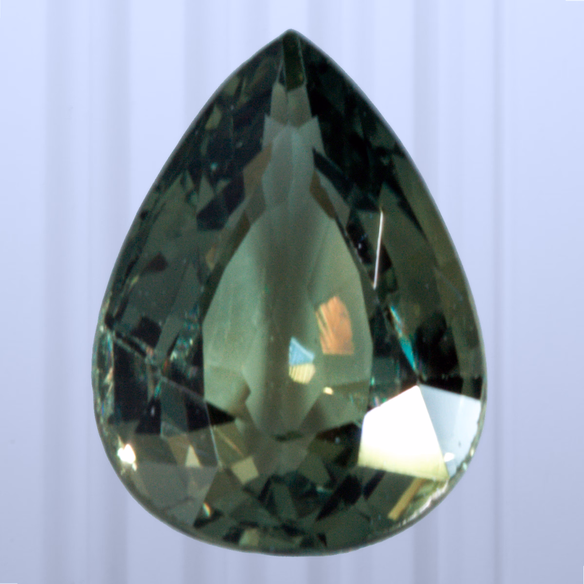 0.90 ct Sapphire, Sri Lanka (Ceylon), Unheated/Untreated, Pear Cut, photo 1 of 4