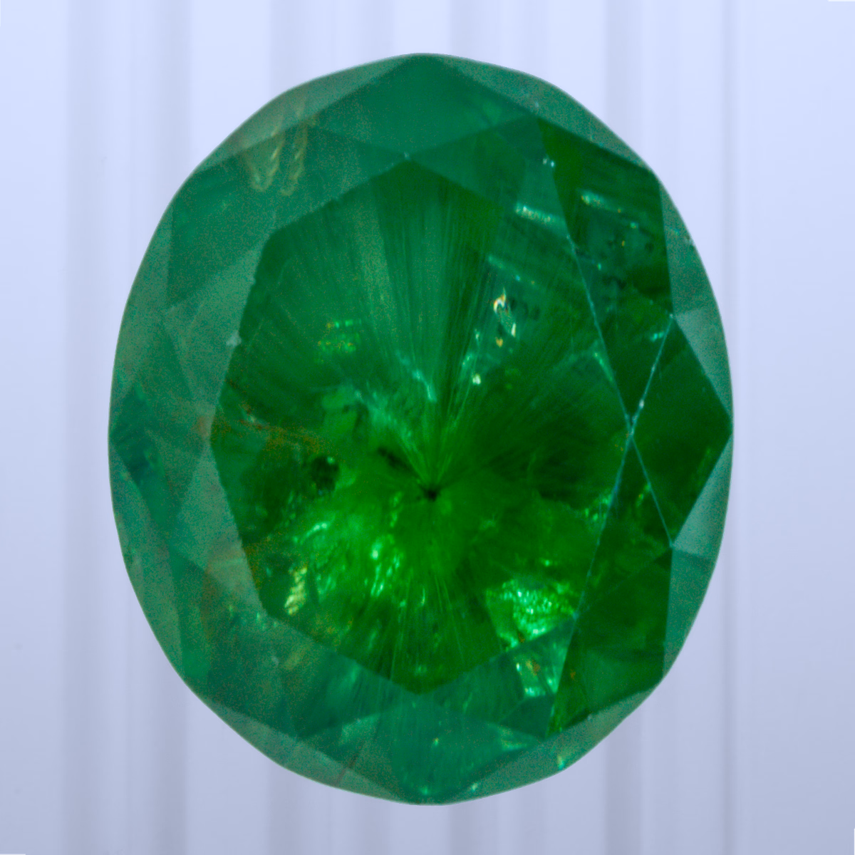 2.18 ct Demantoid, Russia, Unheated/Untreated, Oval Cut, photo 1 of 5