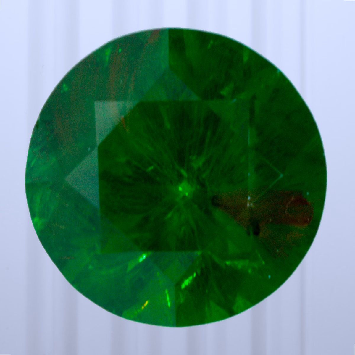 0.79 ct Demantoid, Russia, Unheated/Untreated, Round Cut, photo 1 of 4